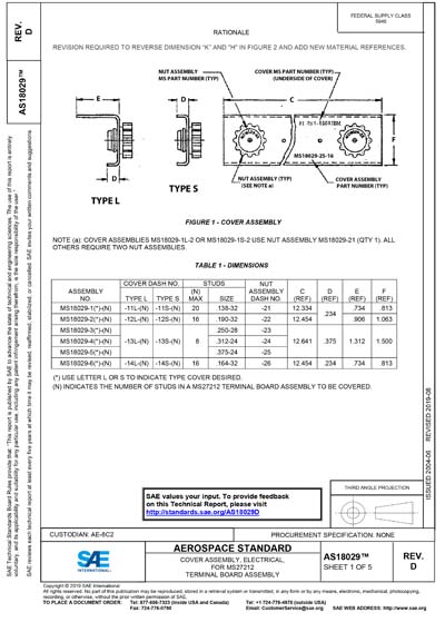 Standards PDF Cover Page