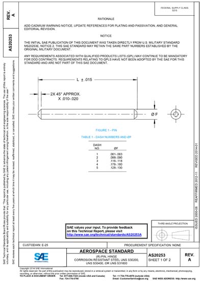 Standards PDF Cover Page