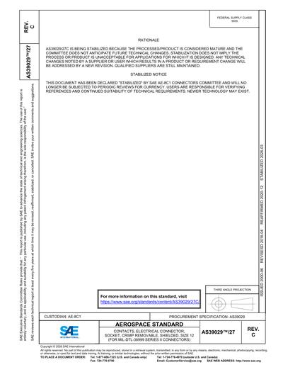 Standards PDF Cover Page