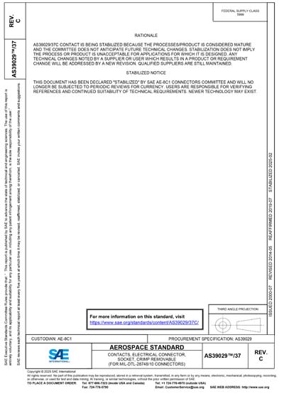 Standards PDF Cover Page