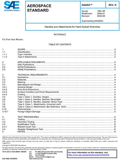 Standards PDF Cover Page