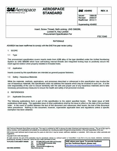 Standards PDF Cover Page