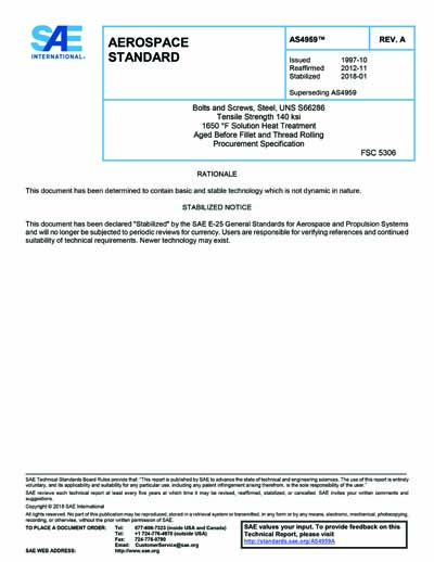 Standards PDF Cover Page