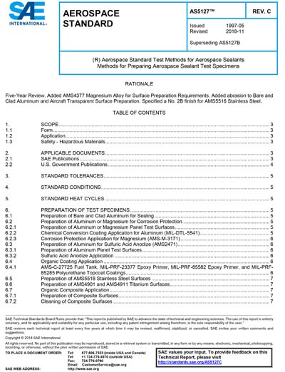 Standards PDF Cover Page