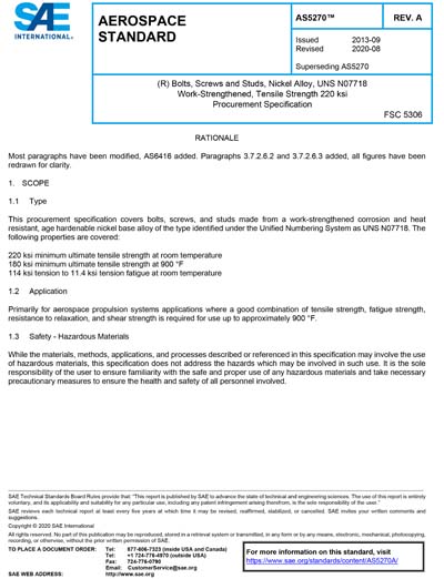 Standards PDF Cover Page