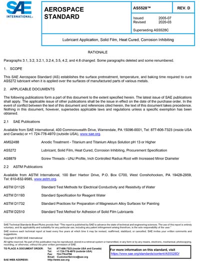 Standards PDF Cover Page