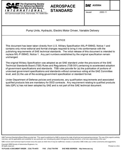 Standards PDF Cover Page