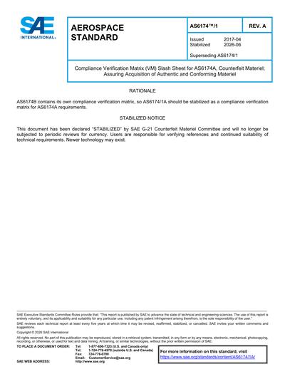 Standards PDF Cover Page