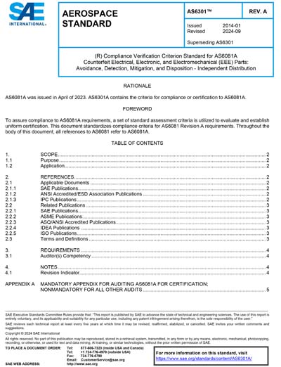 Standards PDF Cover Page