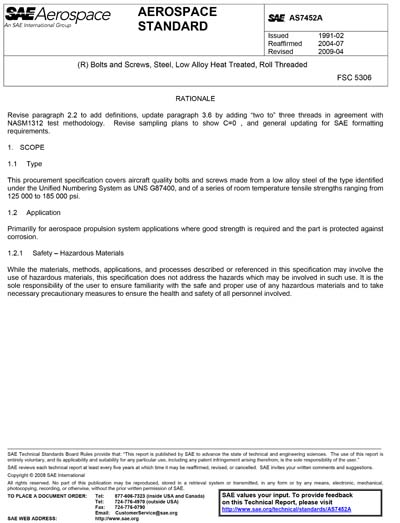 Standards PDF Cover Page