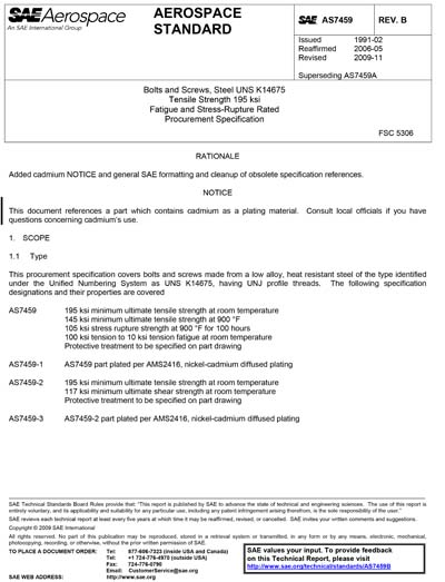 Standards PDF Cover Page