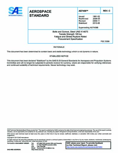 Standards PDF Cover Page
