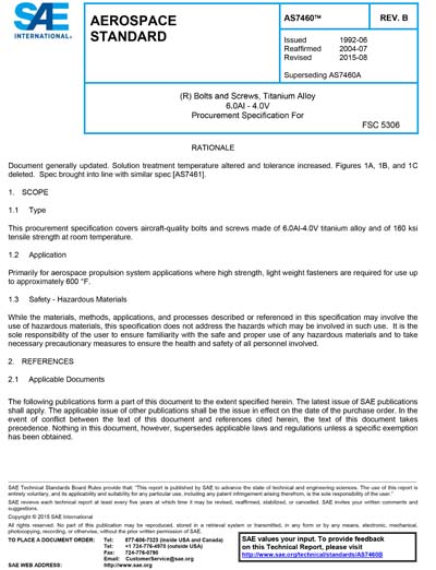 Standards PDF Cover Page