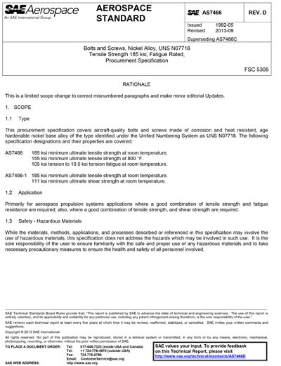Standards PDF Cover Page