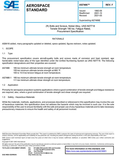 Standards PDF Cover Page