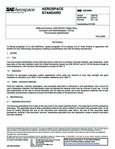 Standards PDF Cover Page