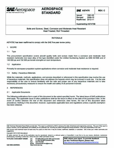 Standards PDF Cover Page