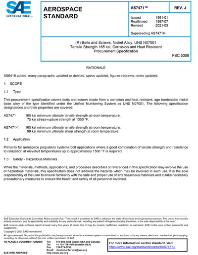 Standards PDF Cover Page