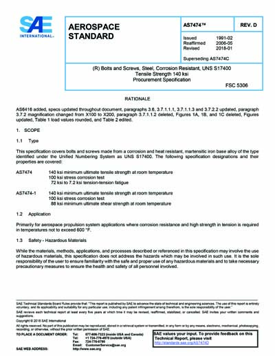 Standards PDF Cover Page