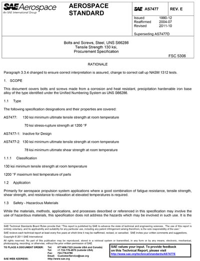 Standards PDF Cover Page