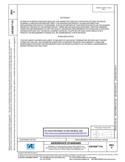 Standards PDF Cover Page