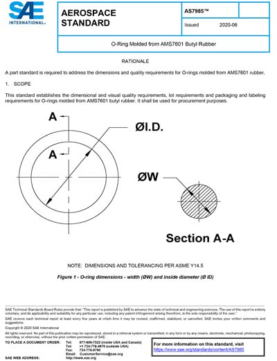 SAE J 1926-1-2023 - Connections for General Use and Fluid Power - Ports and  Stud Ends with ASME B1.1 Threads and O-Ring Sealing - Part 1: Threaded Port  with O-Ring Seal in Truncated Housing