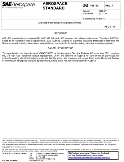 Standards PDF Cover Page