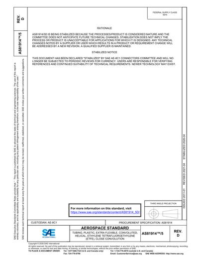 Standards PDF Cover Page