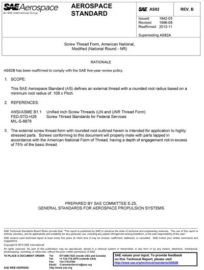 Standards PDF Cover Page