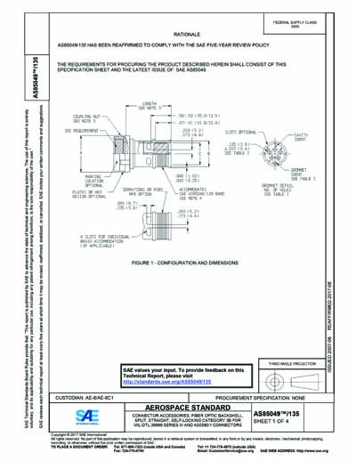 SAE AS 85049/135-2007 (SAE AS85049/135-2007) - Connector Accessories ...