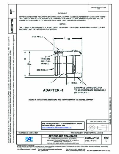 Shield Terminating Backshell SAE AS 85049/32C-2016 - CONNECTOR ACCESSORIES, ELECTRICAL, BACKSHELL ...