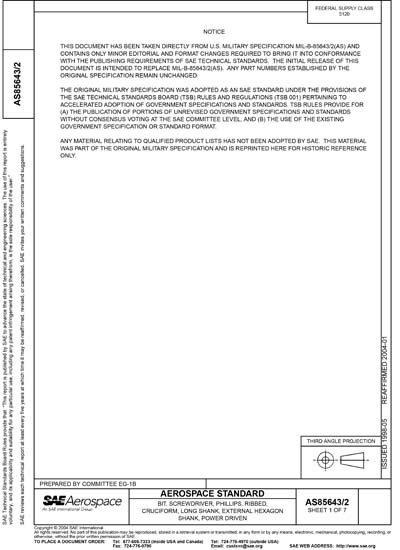Standards PDF Cover Page