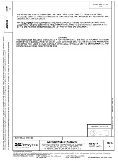 Standards PDF Cover Page