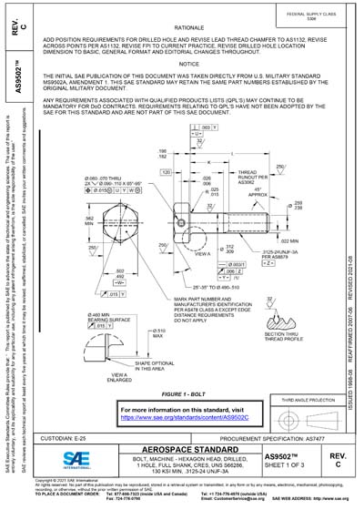 Standards PDF Cover Page