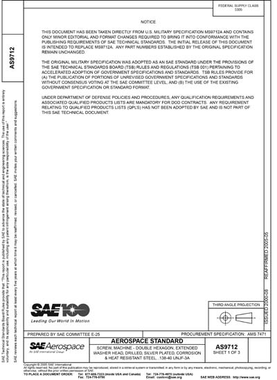 Standards PDF Cover Page