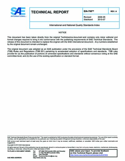 Standards PDF Cover Page