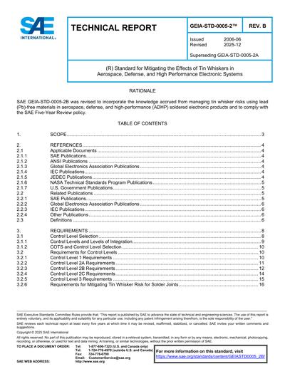 Standards PDF Cover Page