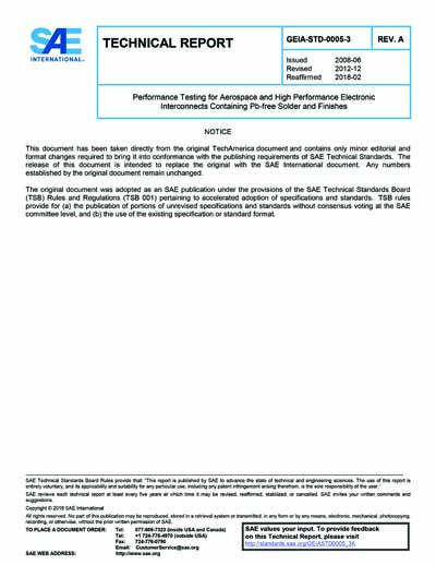 Standards PDF Cover Page