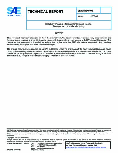 Standards PDF Cover Page
