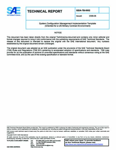 Standards PDF Cover Page