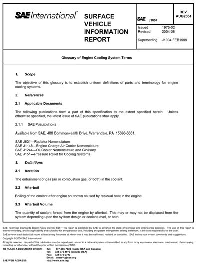Standards PDF Cover Page