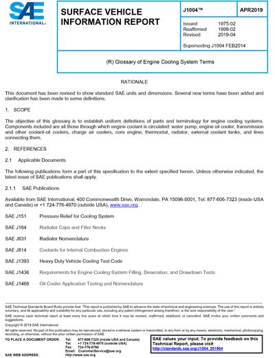 Standards PDF Cover Page