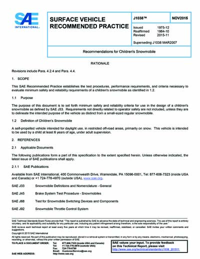 Standards PDF Cover Page