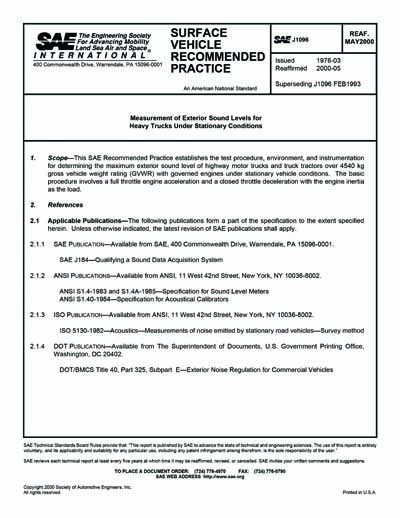 Standards PDF Cover Page