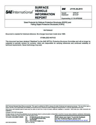 Standards PDF Cover Page