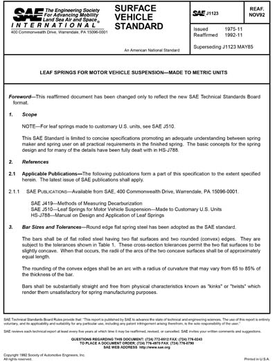 Standards PDF Cover Page