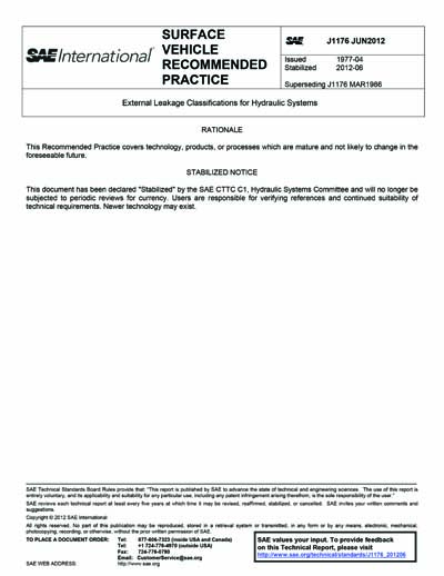 Standards PDF Cover Page