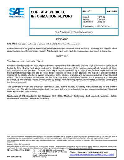 Standards PDF Cover Page