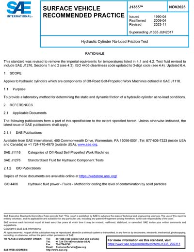 Standards PDF Cover Page