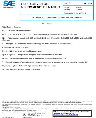 Standards PDF Cover Page
